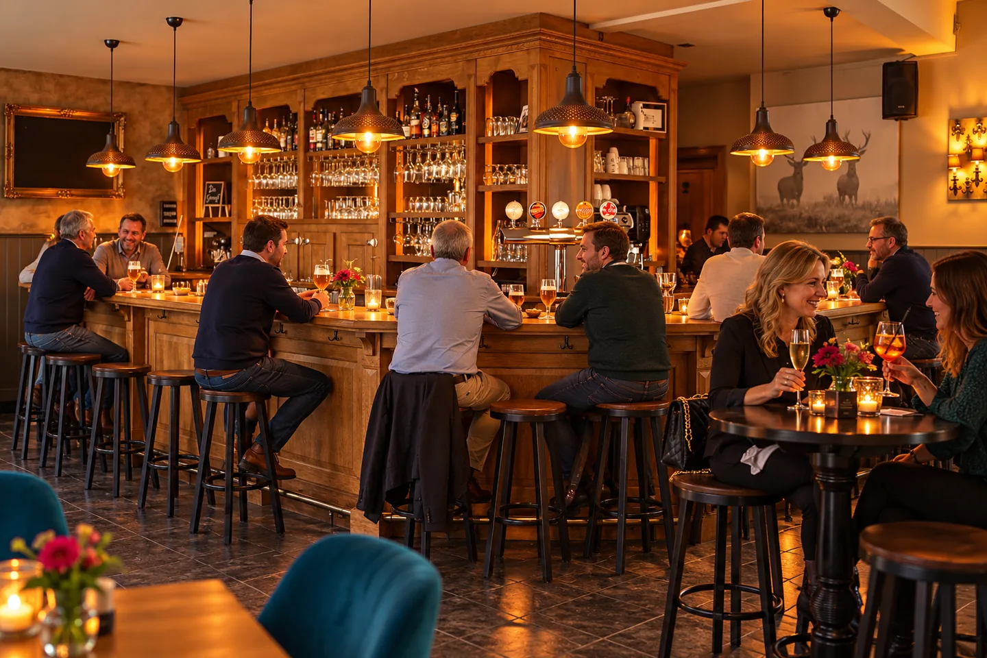 Gezellig samenzijn aan de toog van Café De Graef